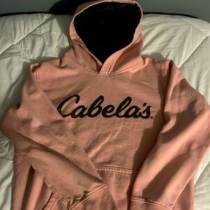 Girls Large Hoodie. Kids size. Pink. cabelas. Pre-owned.